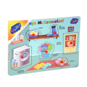 AHŞAP TUTMALI BANYO MALZEMELERİ ONY-296