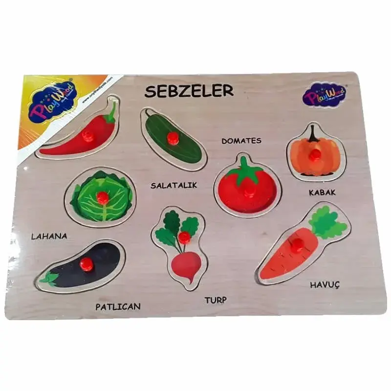 AHŞAP TUTMALI SEBZELER