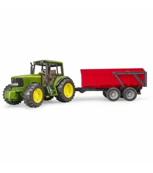 Bruder John Deere 6920 Traktör Kırmızı Römork 0205
