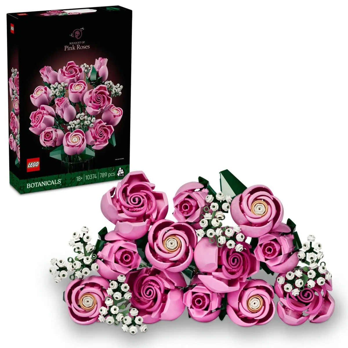 LEGO BOTANİCALS PEMBE GÜL BUKETİ