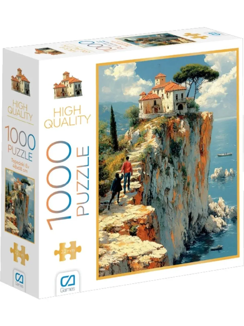 TEPEDEKİ EV PUZZLE 1000
