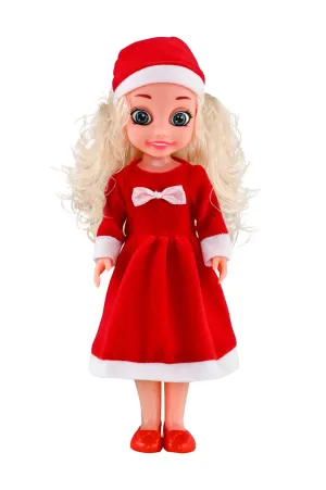 NOEL ELBİSELİ KIZ BEBEK