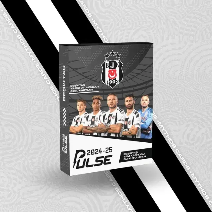 BEŞİKTAŞ - PULSE FUTBOLCU KARTLARI 2024/25 - PAKET 12 AD