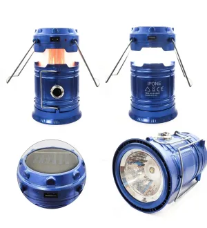 IPONE LED GÜNEŞ ENERJİLİ KAMP LAMBASI