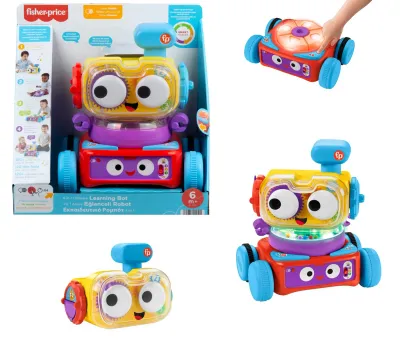 Fisher-Price 4ü 1 Arada Eğlenceli Robot (Türkçe-İngilizce)