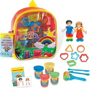SIRT ÇANTALI HAMUR SET (2 ASORTİLİ)