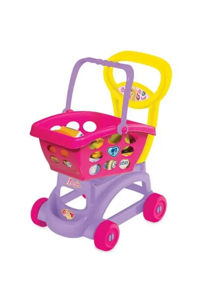 BARBIE SEPETLİ MARKET ARABASI