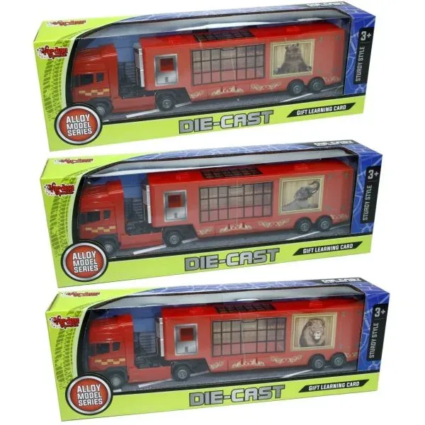 KUT. DIE-CAST KIRMIZI GOSTERI TIRI