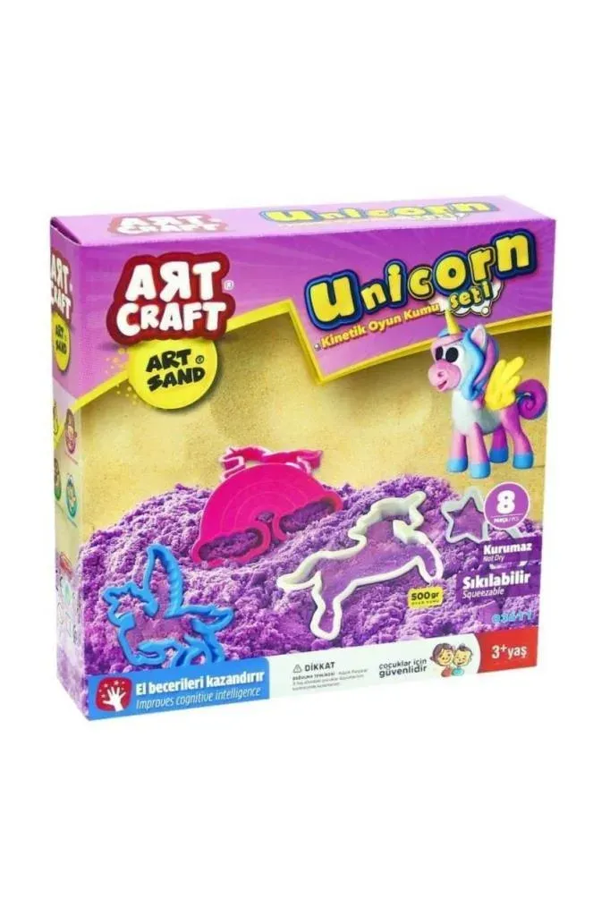 500 GR ARTSAND UNİCORN KUM SETİ