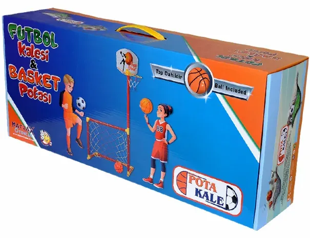 PORTATİF KALE-BASKET POTASI (2si 1 arada)