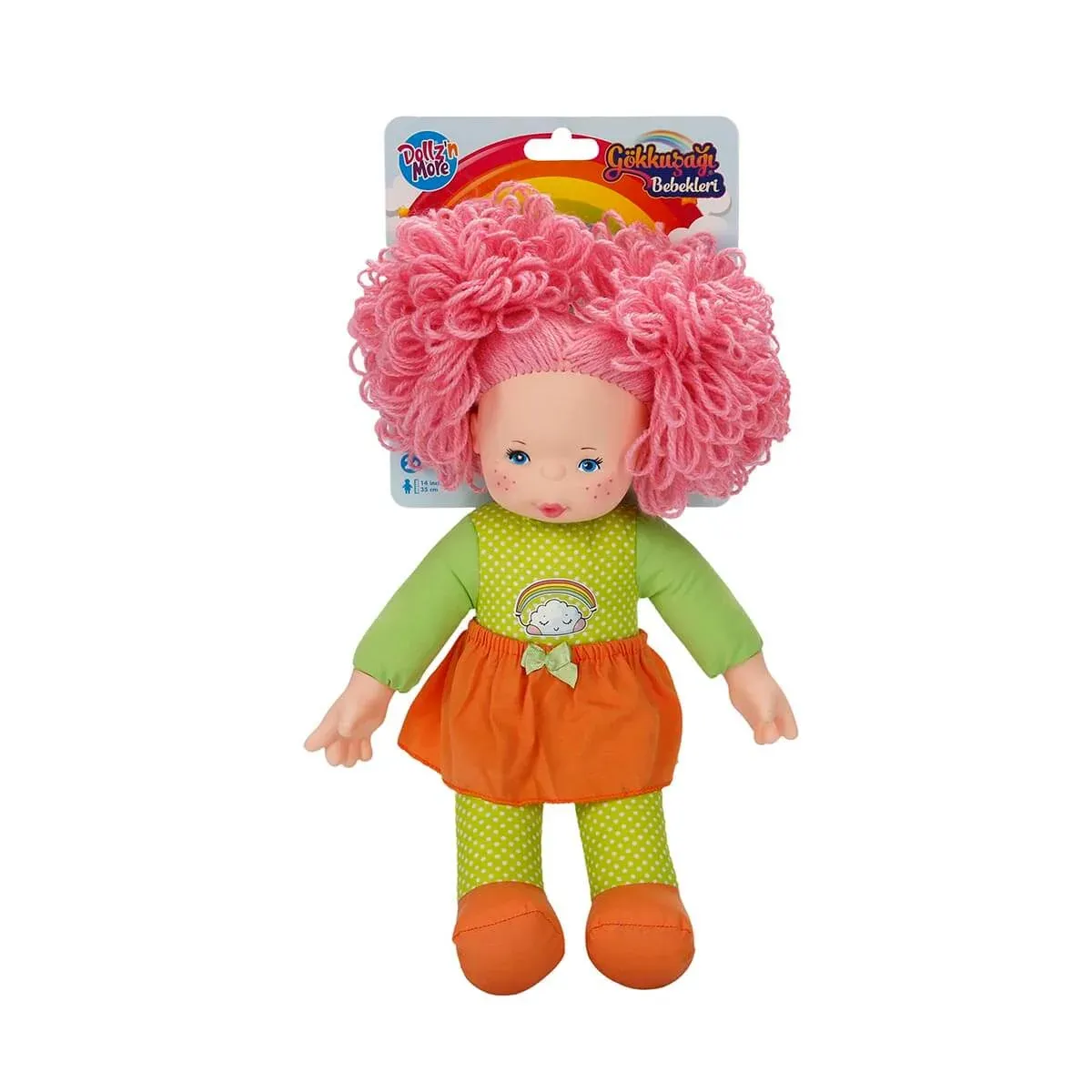 - SUN-SABC-DZM-BEBEK RAINBOW DOLLS DOLGU 35CM.4R. 8680863023457