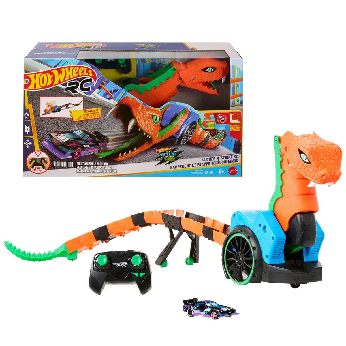 Mattel Hw Let'S Race Yılan Mücadelesi Uz. Kum. Ara