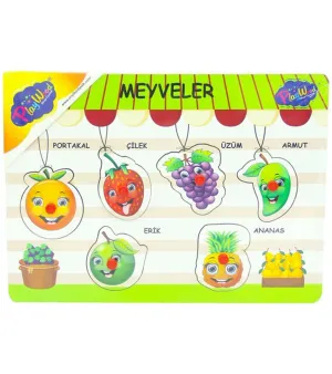 AHŞAP TUTMALI MEYVELER
