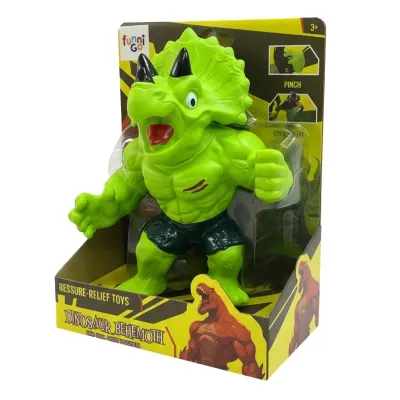 STRESS RELEIF TOY- LARGE SOFT TRICERATOPS