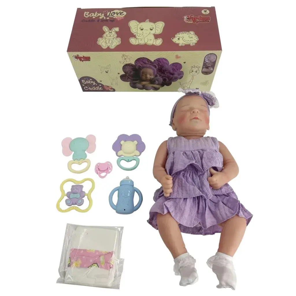 Kutulu 43 Cm Aksesuarlı Gerçekçi Bebek (Kapalı Kutu)