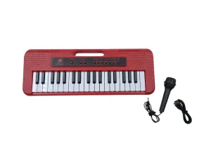 37 TUŞ PİLLİ USB KABLOLU MİKROFONLU PİANO