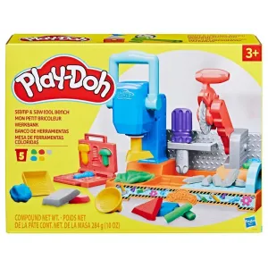PLAY-DOH RENKLİ EL ALETLERİ TEZGAHI OYUN SETİ