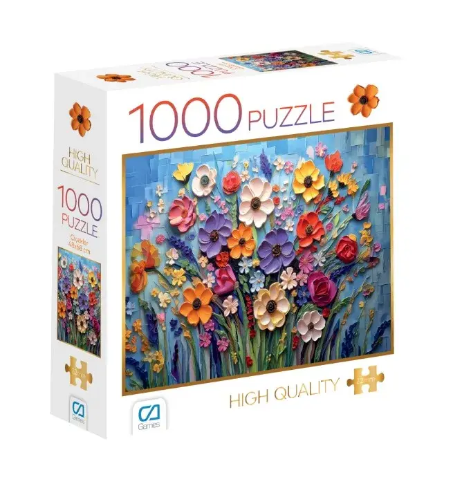 ÇİÇEKLER PUZZLE 1000