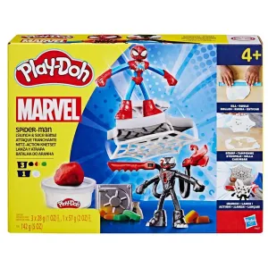 PLAY-DOH SPIDERMAN LAUNCH AND SLICE BATTLE OYUN SETİ