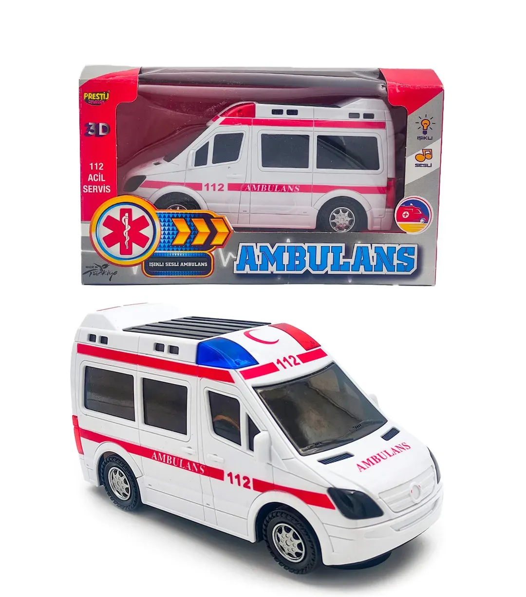 KUTULU PİLLİ IŞIKLI AMBULANS