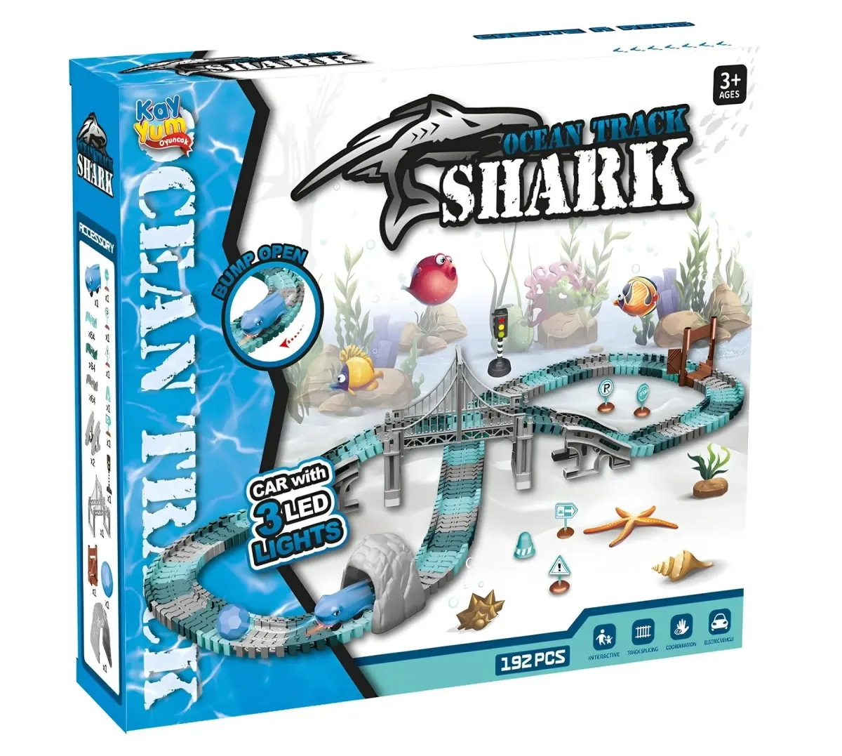 OCEAN TRACKS SHARK SET 192 PARÇA