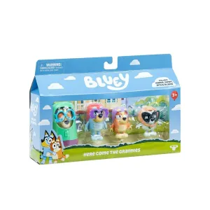 Bluey 4'lü Figür Seti Asorti