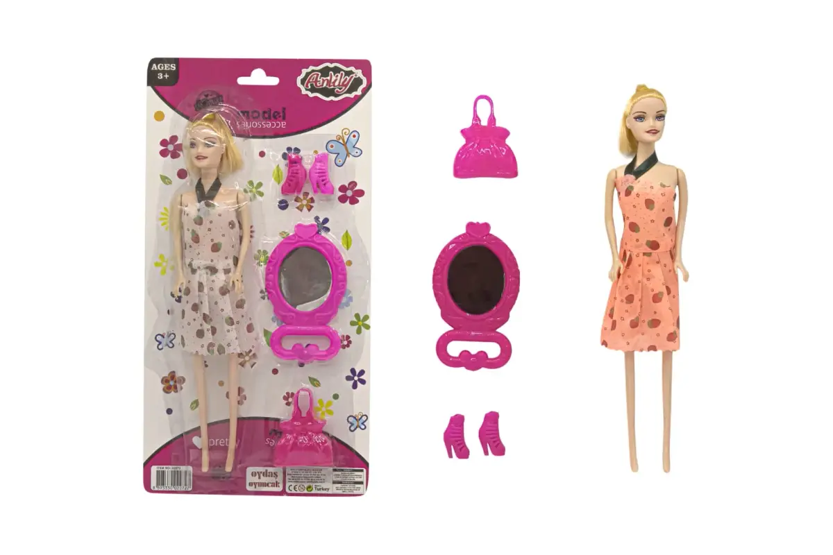 02272 KART ANLILY BEBEKLI AYNALI SET*108*