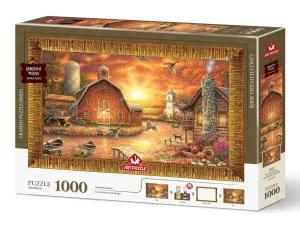 GÜN BATIMI YOLCULUĞU 1000 PARÇA ÇERÇEVELİ