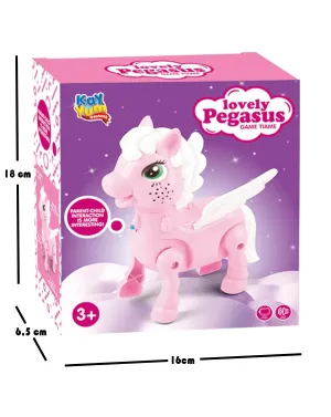 2570 YÜRÜYEN PİLLİ AT - PEMBE