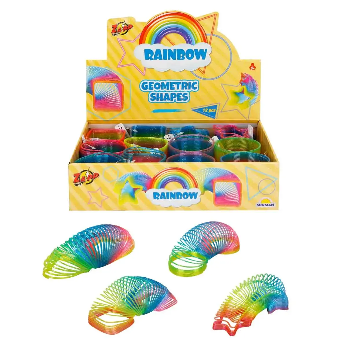 SUN-RNB-ZAP-YAY RAINBOW ŞEFFAF RNKL.ŞEKİLLİ 4A.12D.