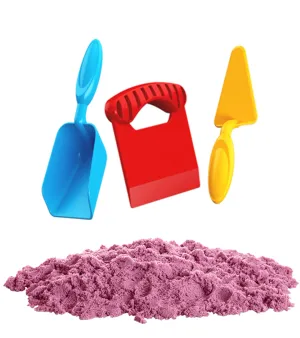 AKSESUARLI PEMBE KİNETİK OYUN KUMU 1000 GR