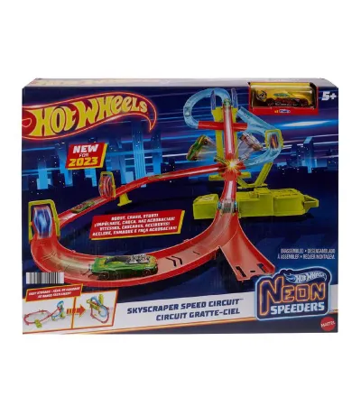 Hot Wheels® Neon Yarışlar Çoklu Yarış Heyecanı Pist Seti