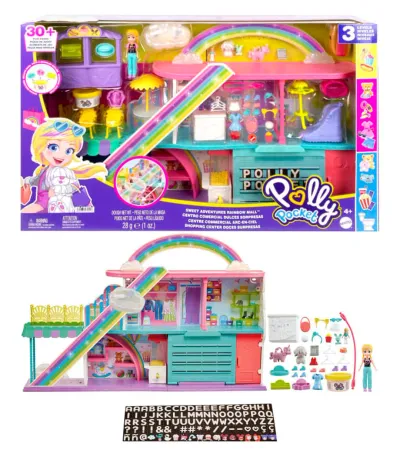 Polly Pocket Gökkuşağı Alışveriş Merkezi Oyun Seti