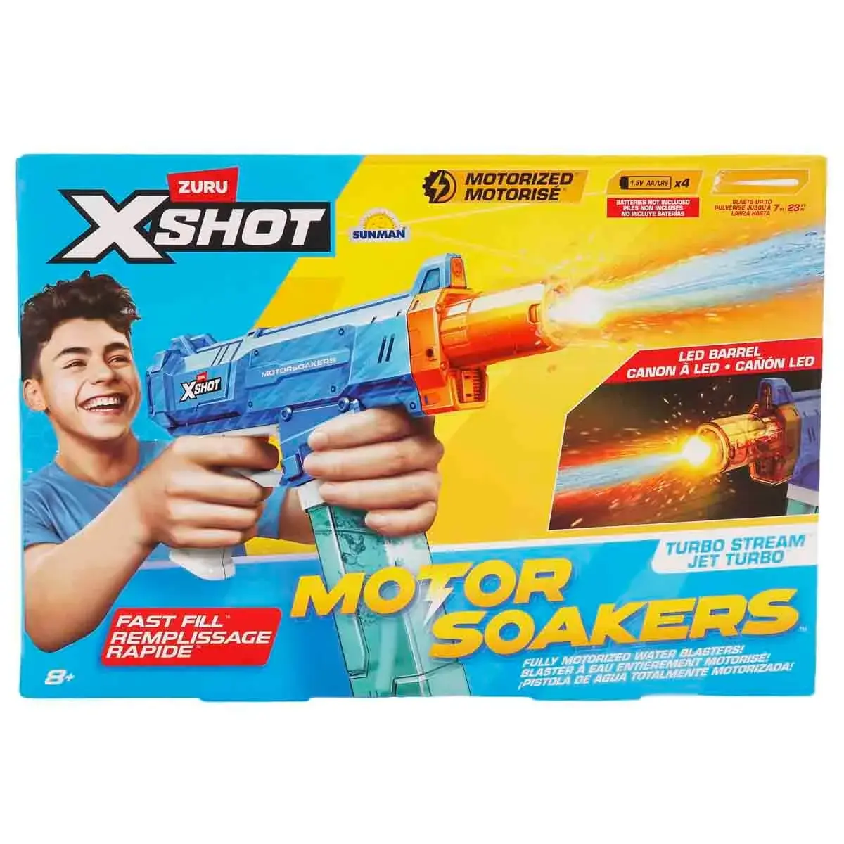 - SUN-ZUR-X-SHOT SU TABANCASI FAST-FILL MOTOR SOAKERS TURBO STREAM B/O 193052089