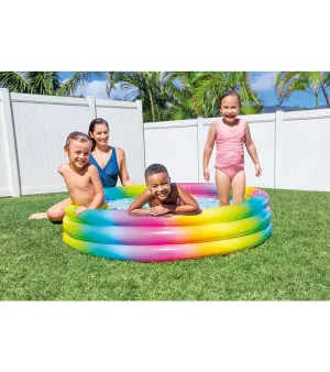 Intex 58439 Gökkuşağı Renkli 3 Bölme Havuz 147 cm