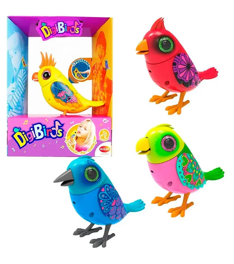 Digibirds Tekli Paket Seri-1 Asorti 8li Display