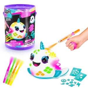 AIRBRUSH PLUSH - NEON SQUISH PALS BOYA KUTUSU