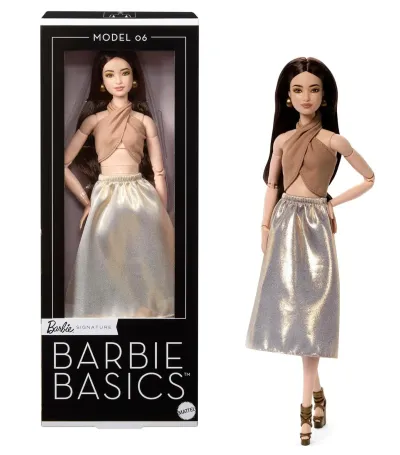 Mattel Barbie Basics 06 Sarışın Kıvırcık Saçlı