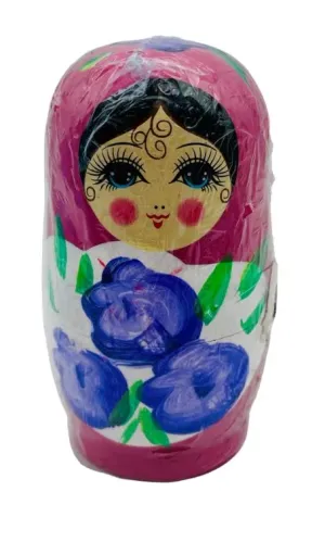 5 Lİ AHŞAP MATRUŞKA BEBEK