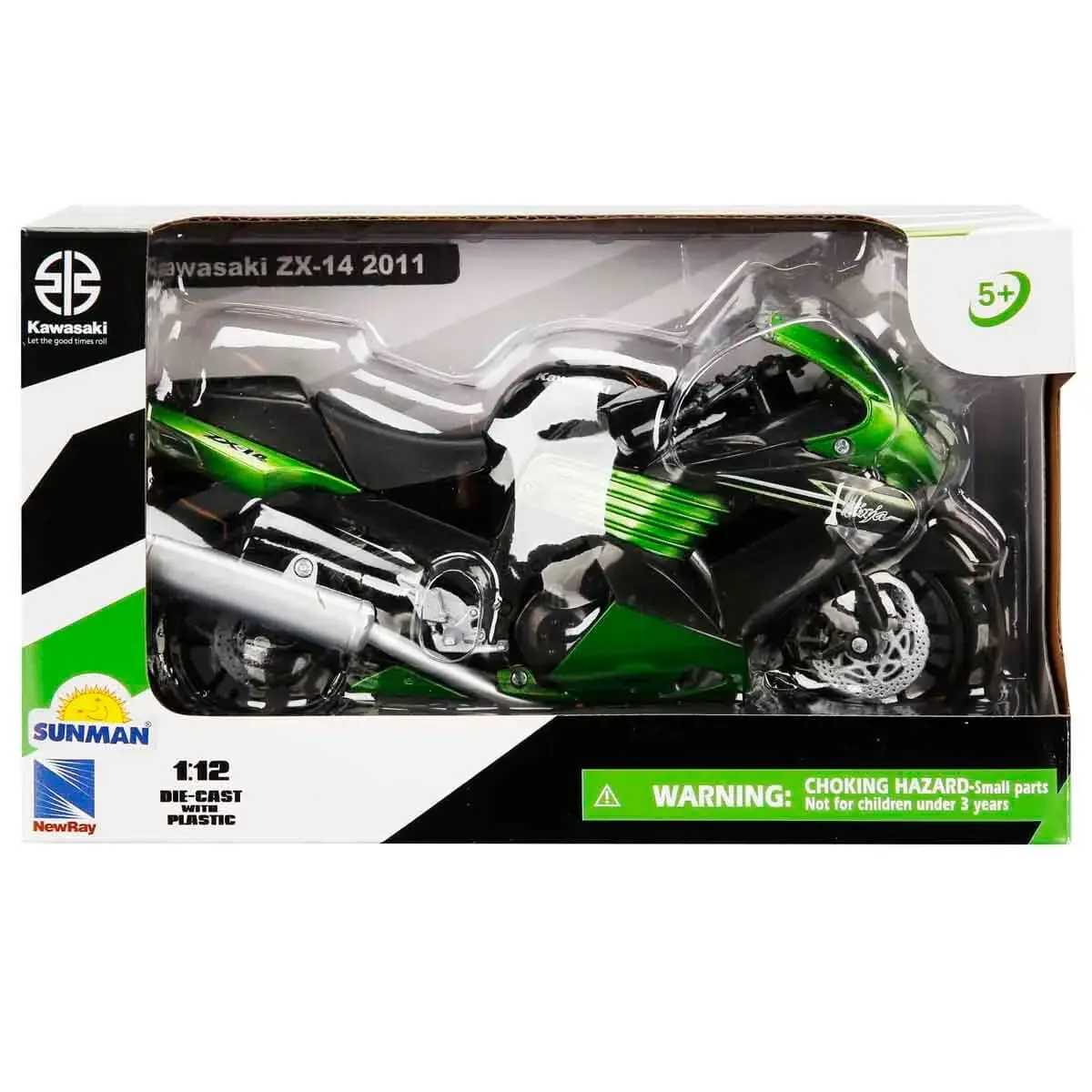 - SUN-NRY-1/12 MTR KAWASAKI ZX-14 2011 YŞL. 093577574333
