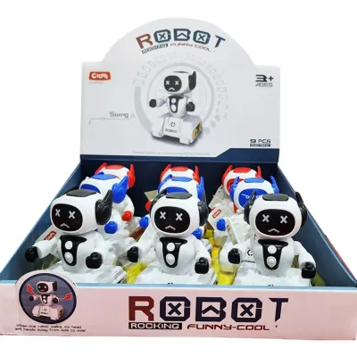 SÜRTMELİ MİNİ STANTLI ROBOT 3 ASST