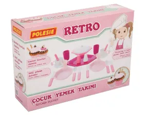 RETRO, Çocuk yemek takımı (19 parça) (kutuda)