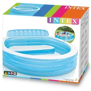 Intex 57190 Şeffaf Koltuklu Aile Boyu 3 Bölme Havuz 229 cm