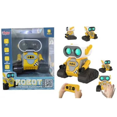 Vardem Uzaktan Kumandalı Full Fonksiyon Şarjlı 2.4G Robot-Araba (Sarı)