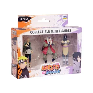 Naruto 3'lü Koleksiyon Figür Seti Asorti