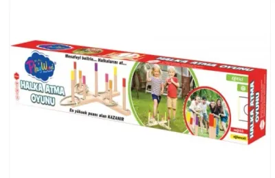KUTUDA AHŞAP HALKA ATMA OYUNU