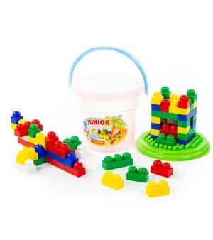 JUNIOR, Yapı seti (57 parça) (MAXİ kapaklı kovada)