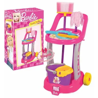 BARBIE TEMİZLİK ARABASI