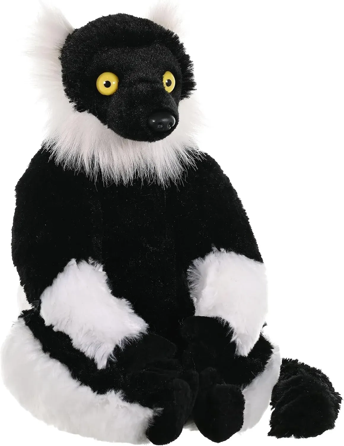Wild Republic CK Serisi Siyah Beyaz Yakalı Lemur 30 cm