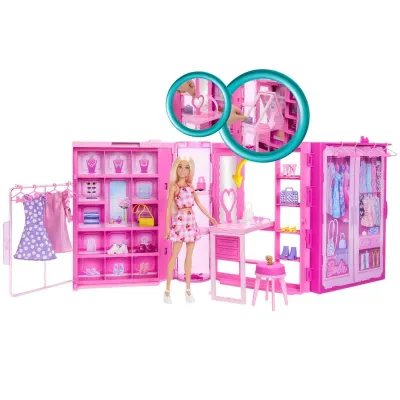 BARBİE'NİN RÜYA GARDROBU VE BEBEK